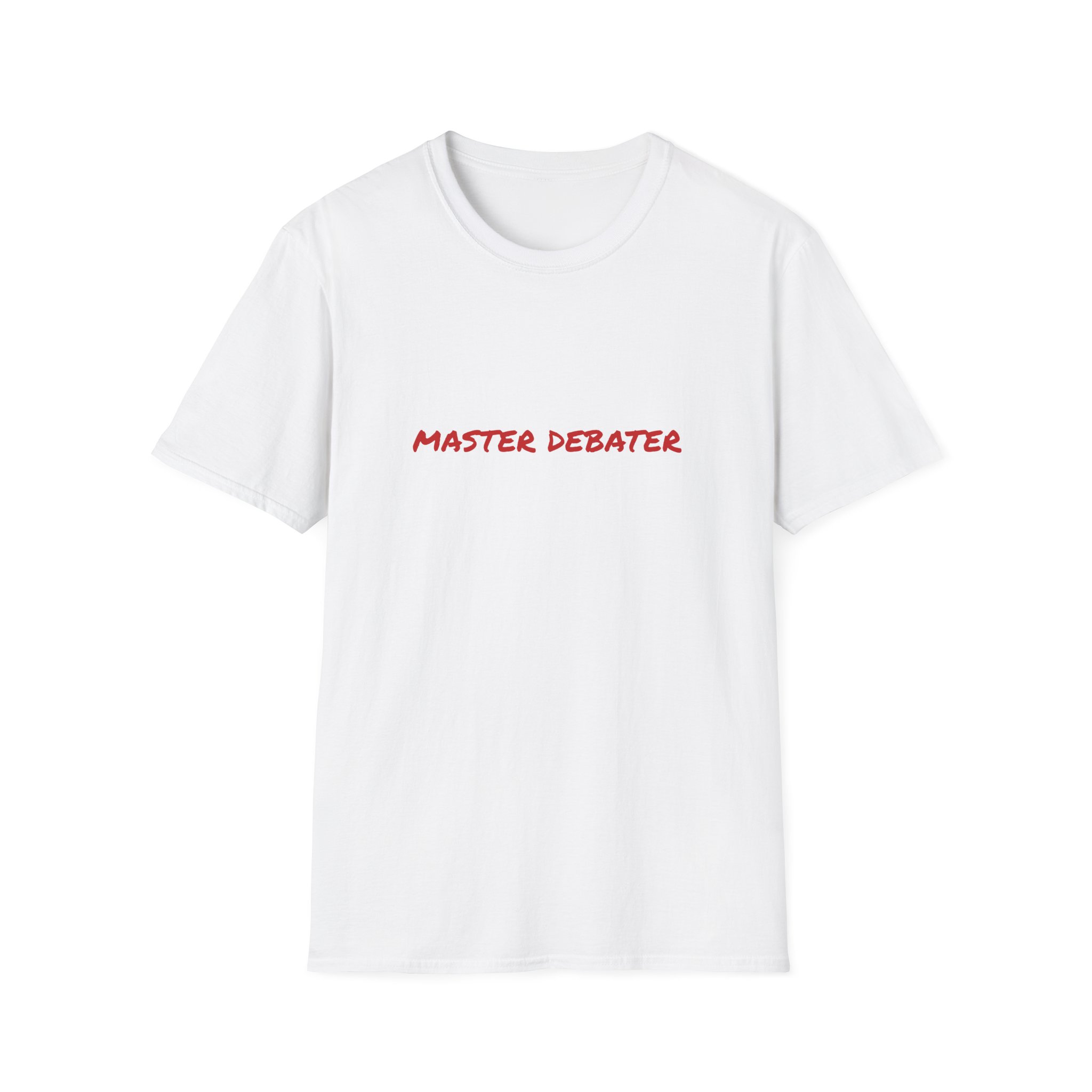 Thin Cotton T-Shirt - "Master Debater" - Image 3