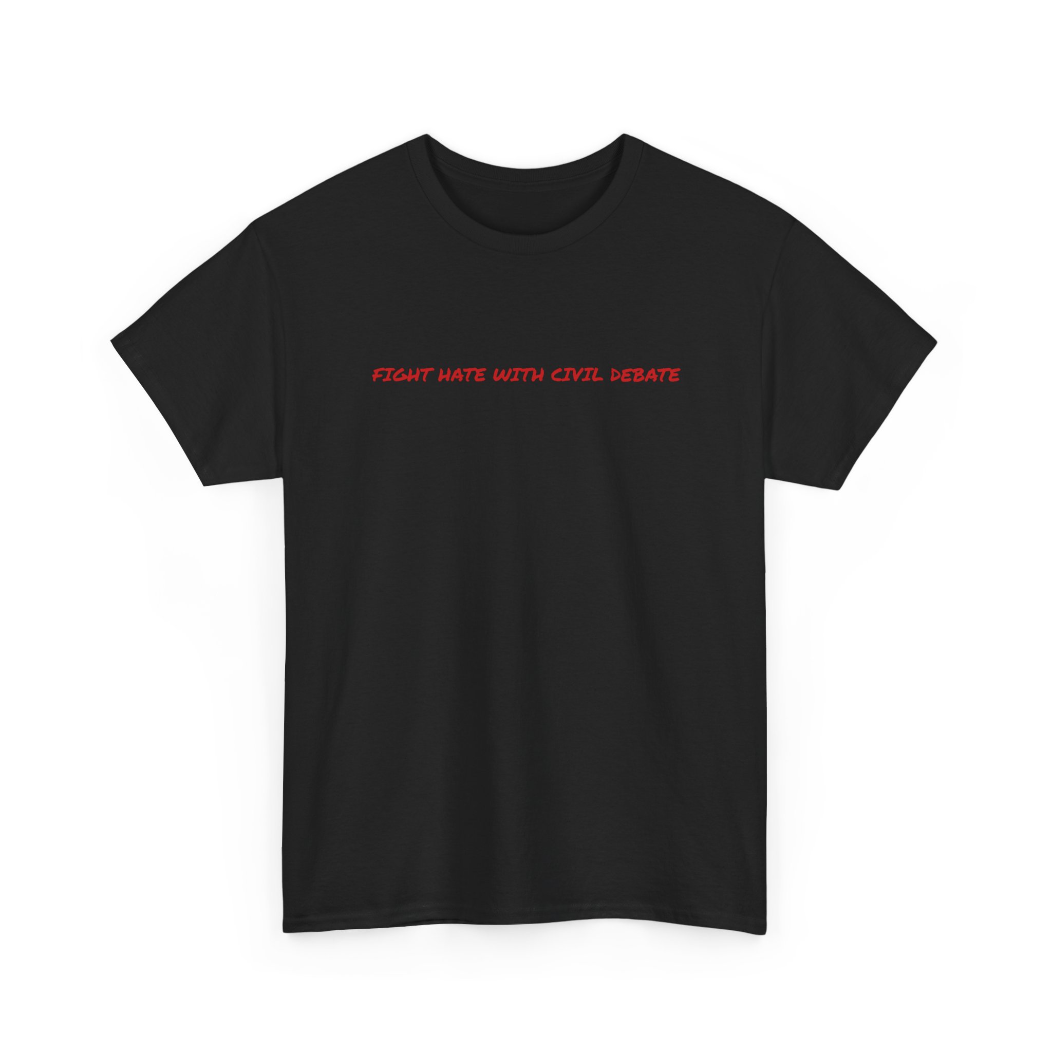 Thick Cotton T‑Shirt - "Fight Hate" - Image 11