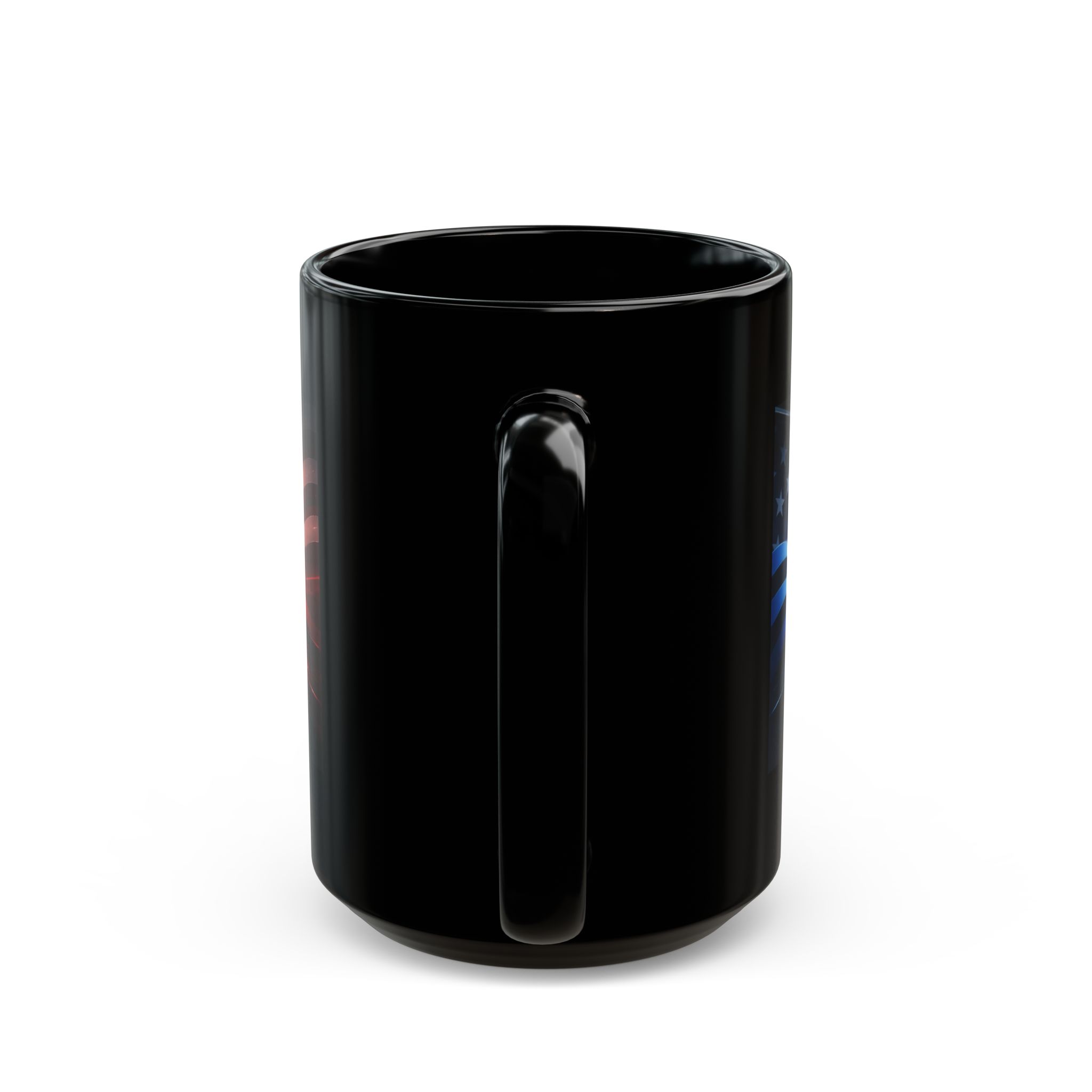 UDA Logo Black Mug - Image 8