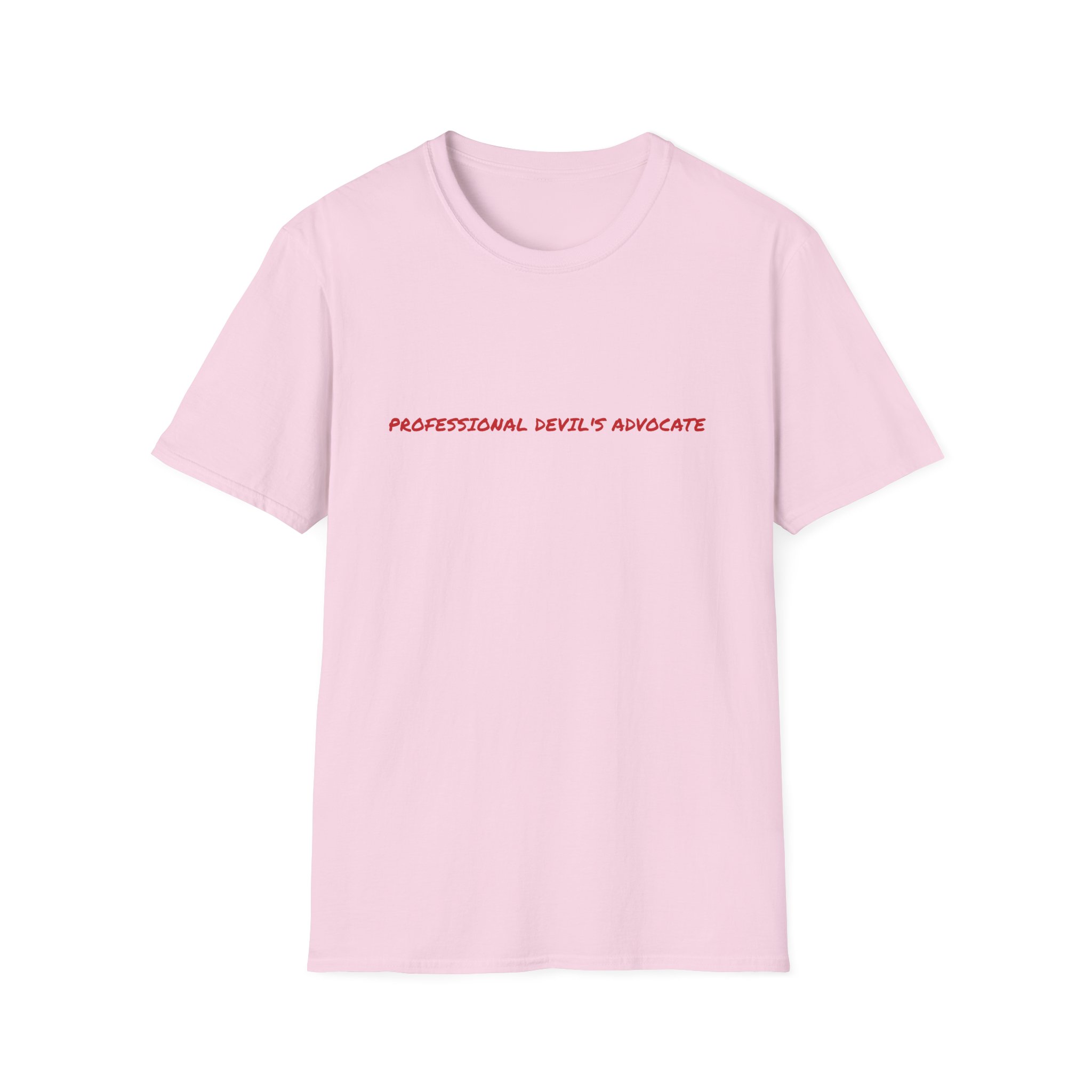 Thin Cotton T-Shirt - "Professional Devil's Advocate" - Image 35
