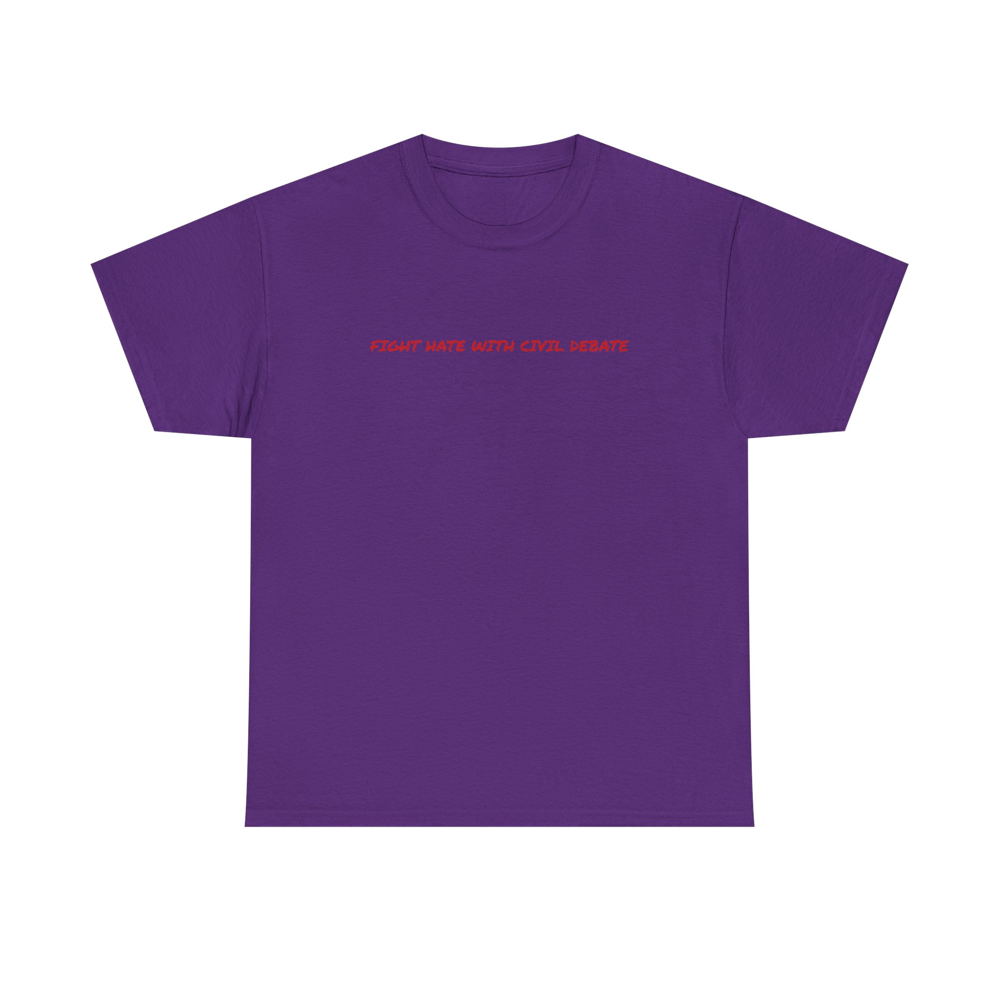 Thick Cotton T‑Shirt - "Fight Hate" - Image 37