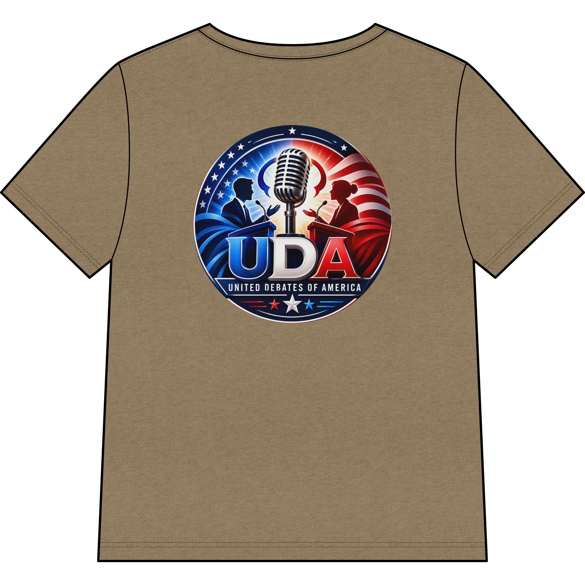 Women's V-Neck Tee — "Warning: May Start Debating" - Image 11