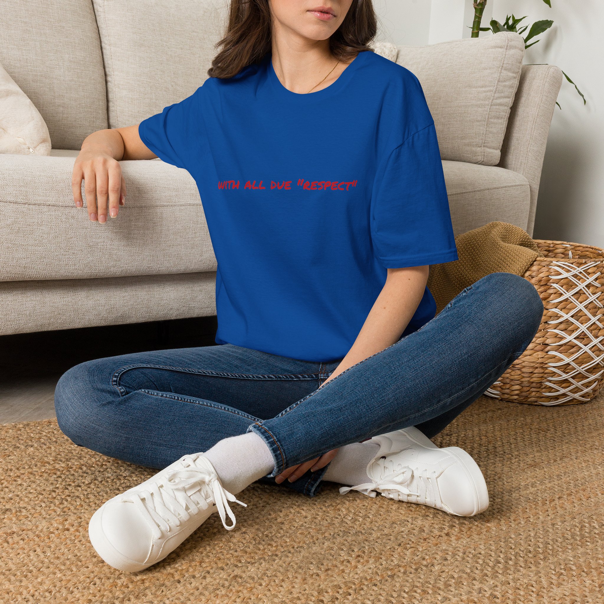 Thin Cotton T-Shirt — "With All Due 'Respect'" - Image 42