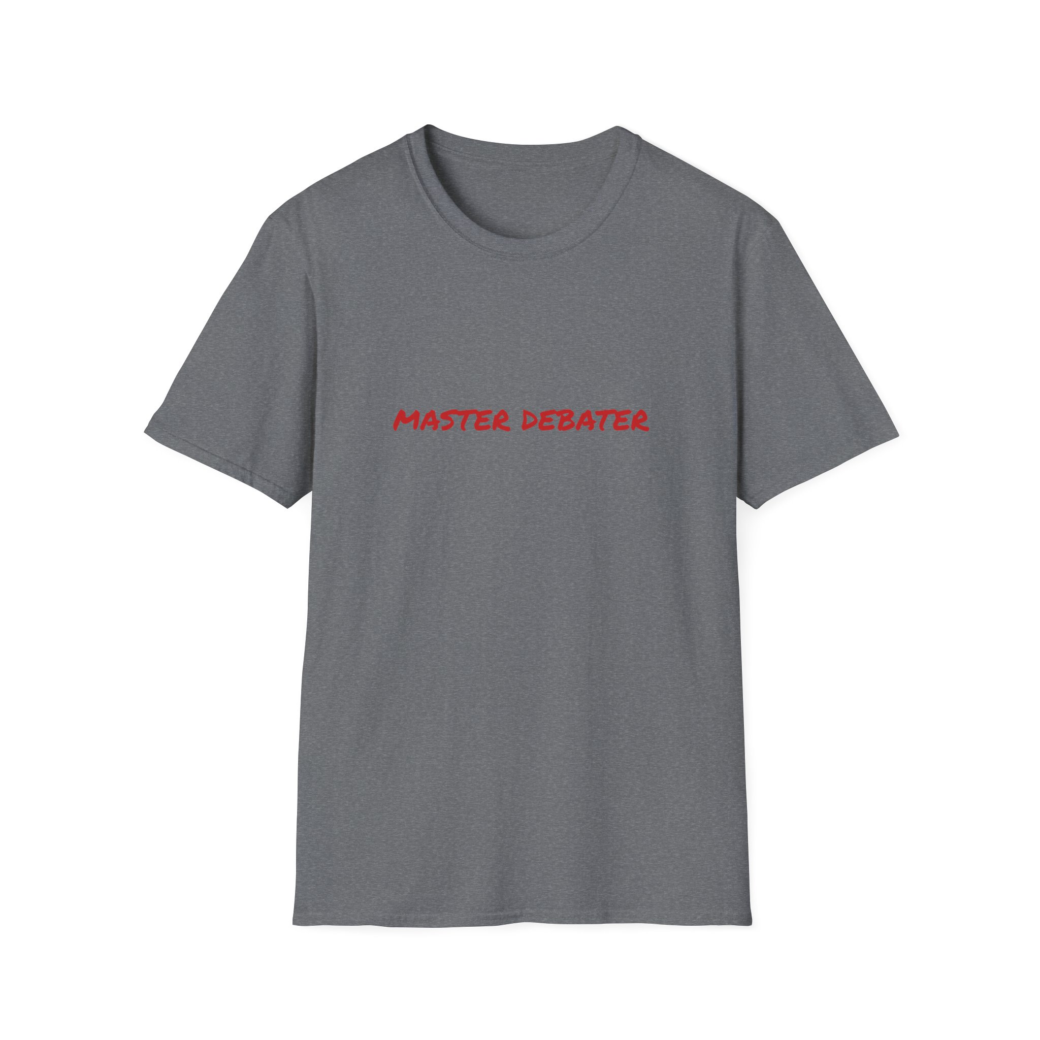 Thin Cotton T-Shirt - "Master Debater" - Image 19