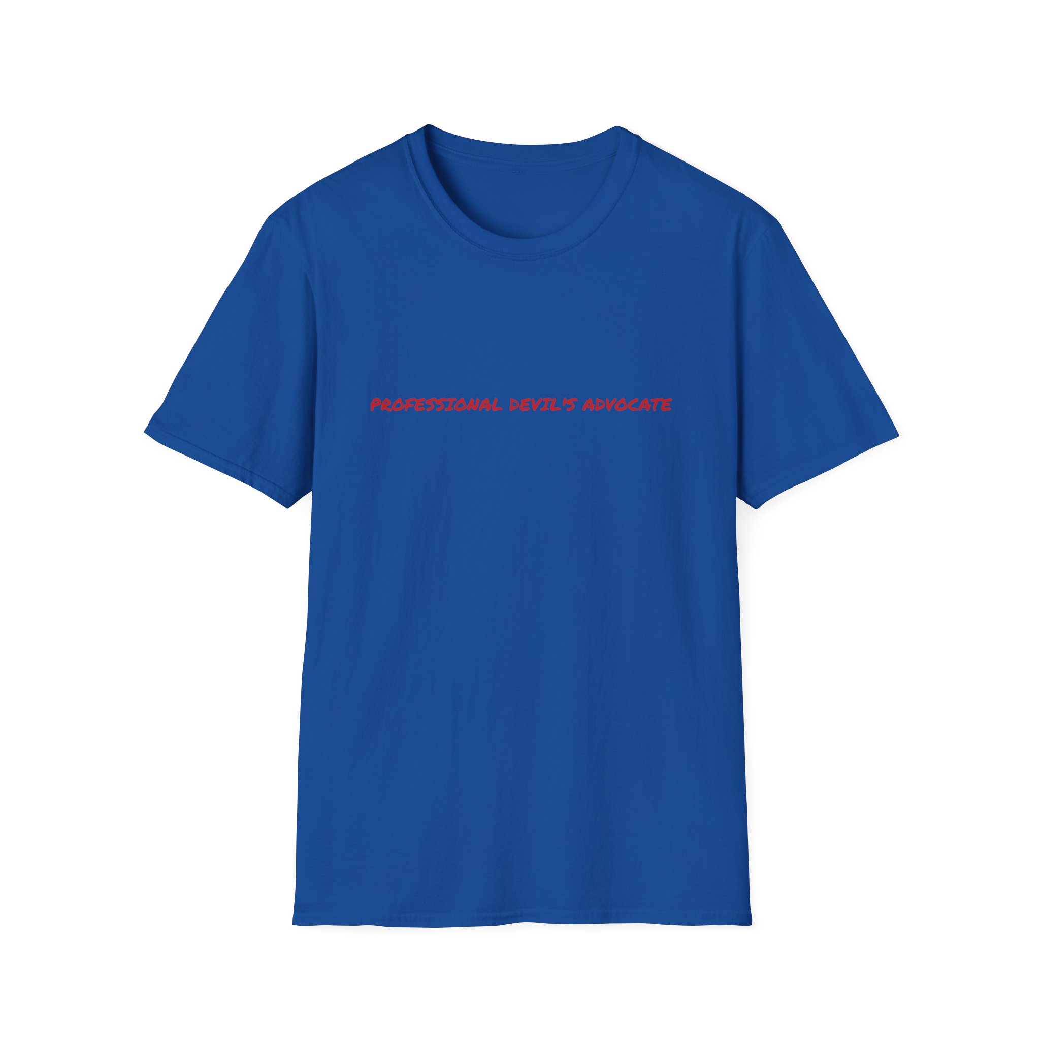 Thin Cotton T-Shirt - "Professional Devil's Advocate" - Image 27