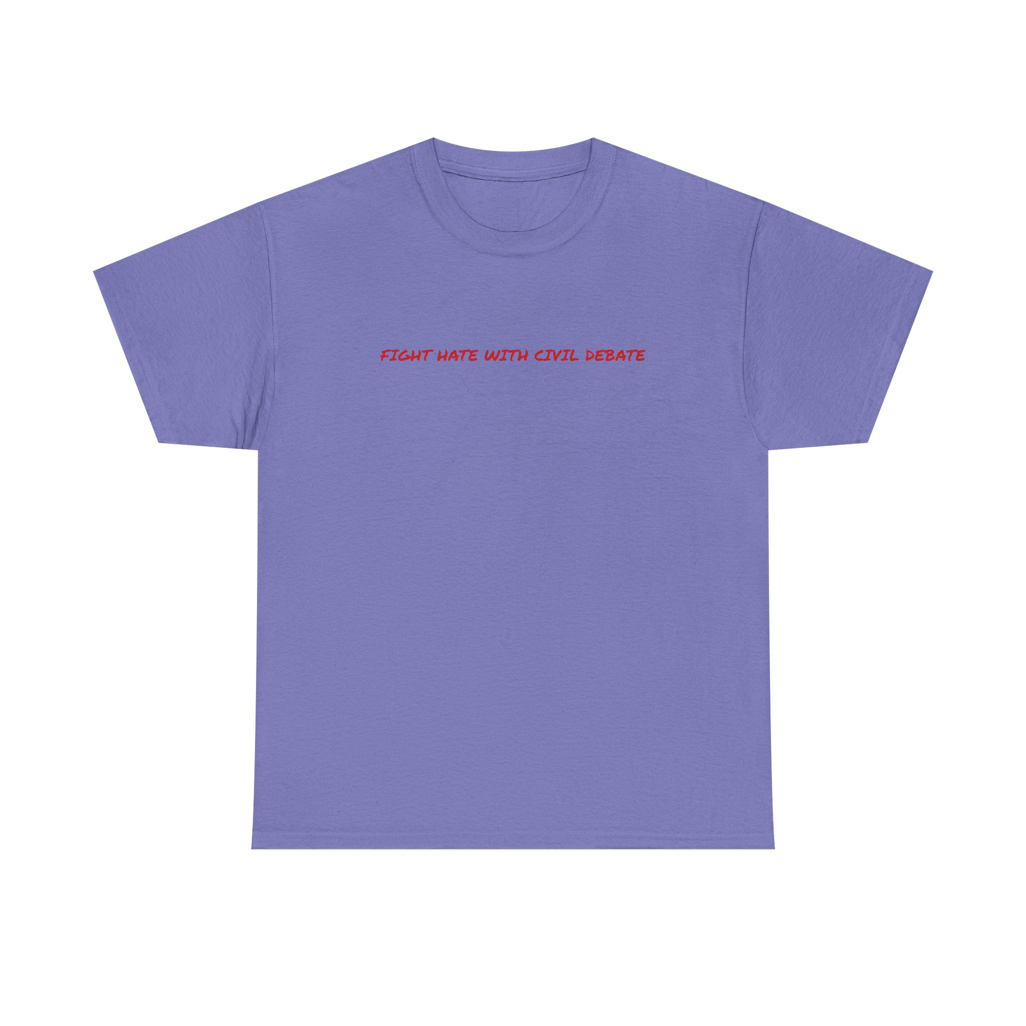 Thick Cotton T‑Shirt - "Fight Hate" - Image 33