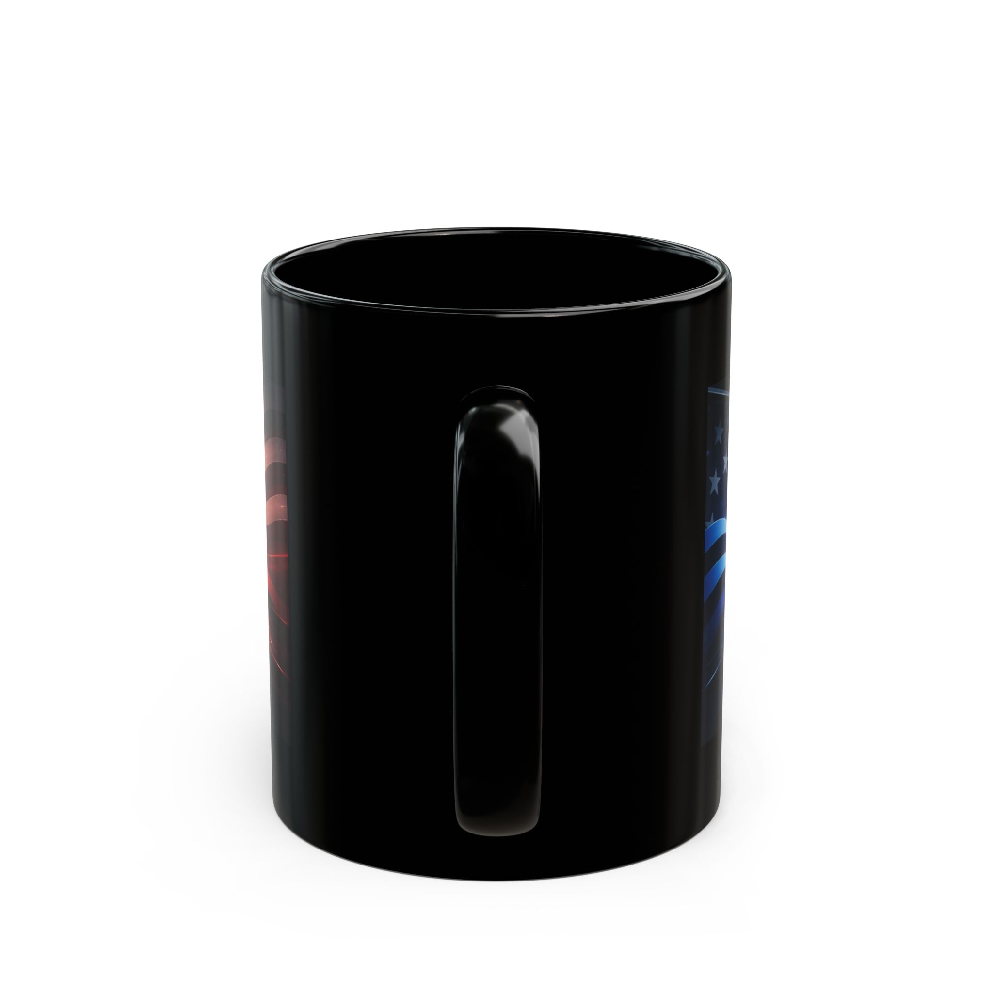 UDA Logo Black Mug - Image 4
