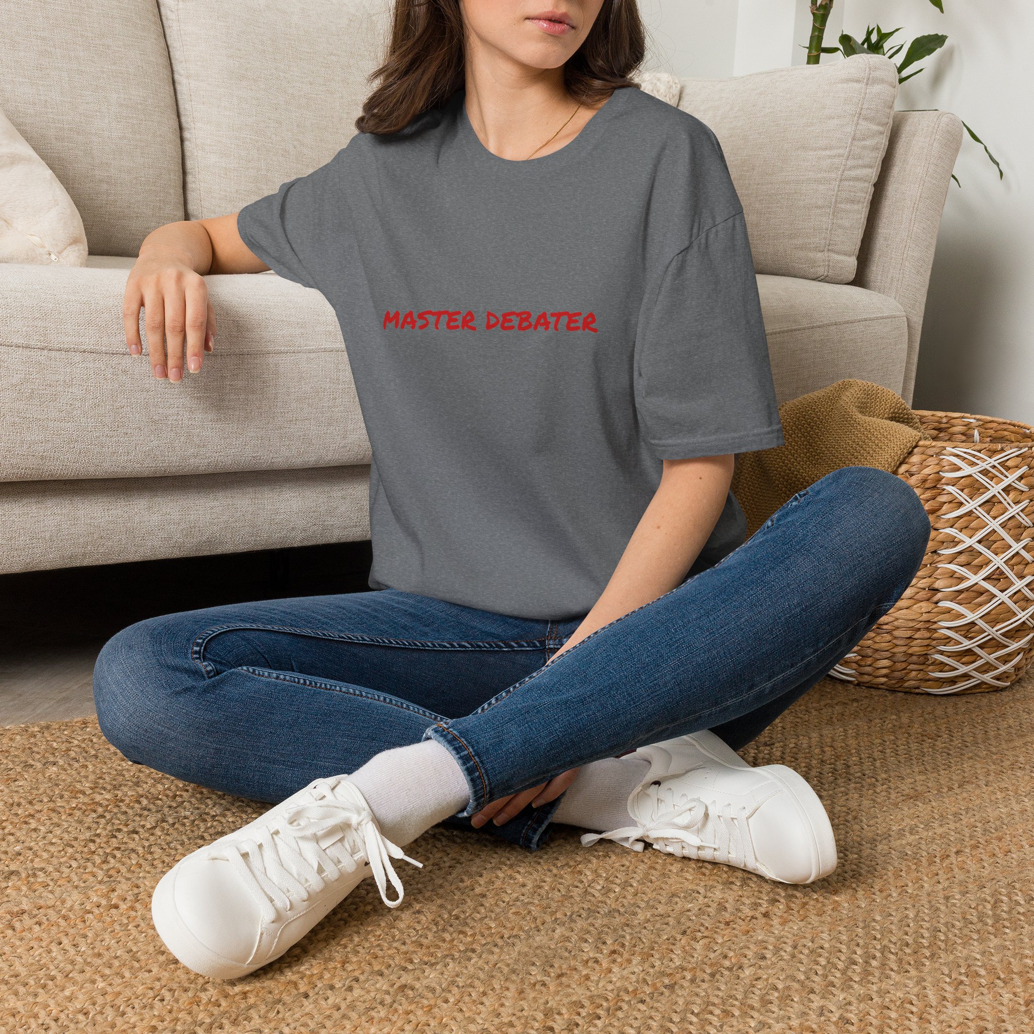Thin Cotton T-Shirt - "Master Debater" - Image 18