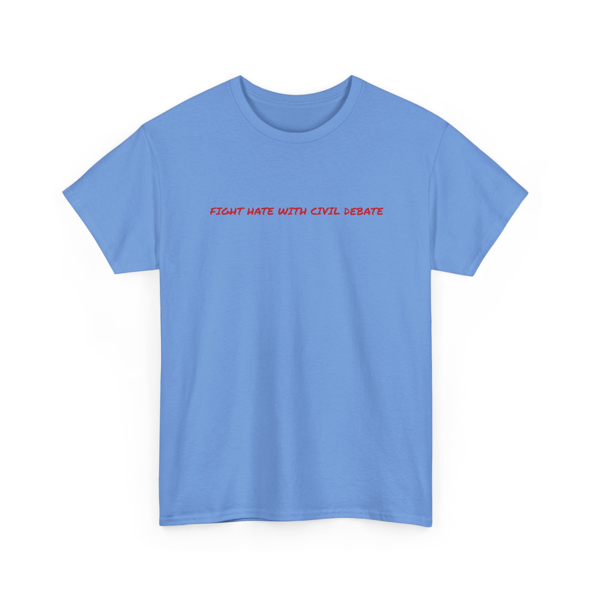 Thick Cotton T‑Shirt - "Fight Hate" - Image 27