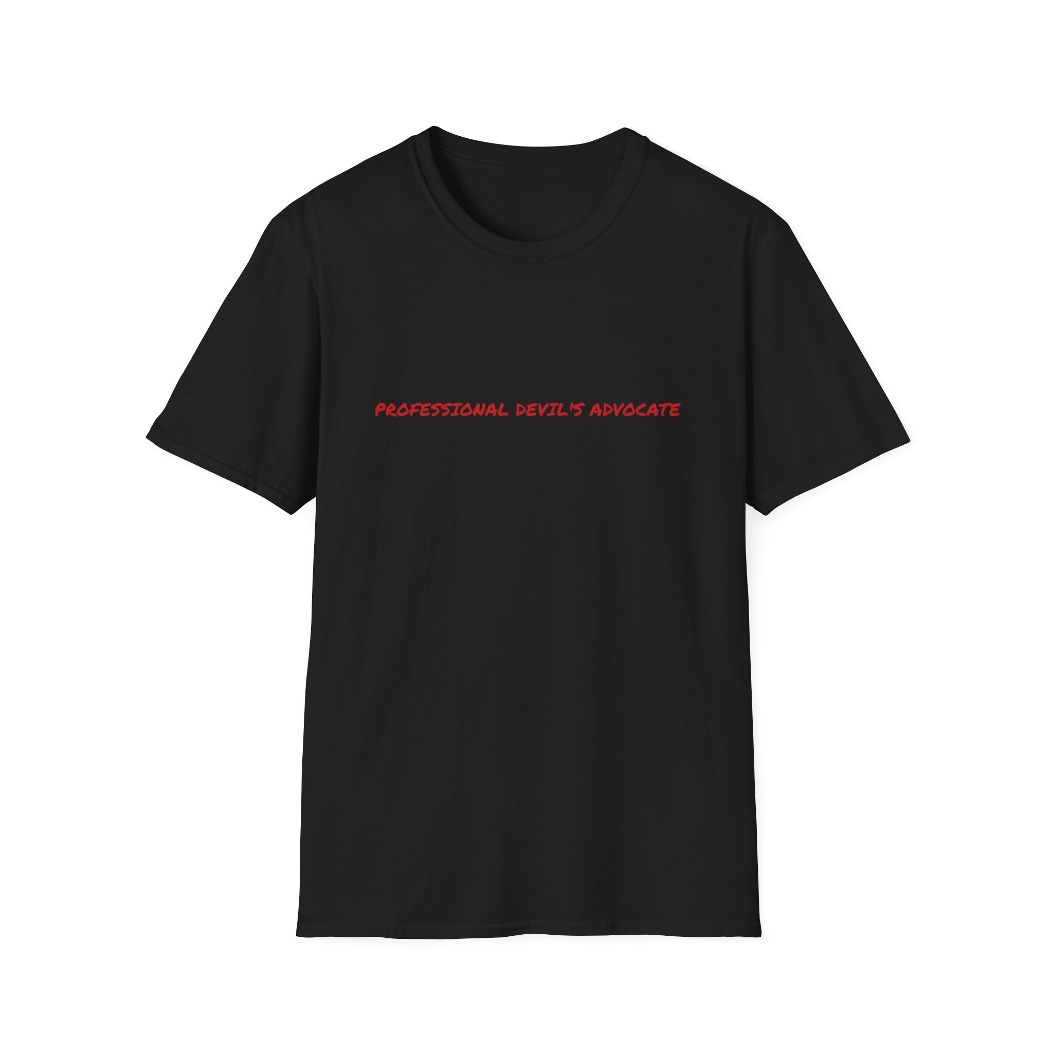 Thin Cotton T-Shirt - "Professional Devil's Advocate" - Image 7