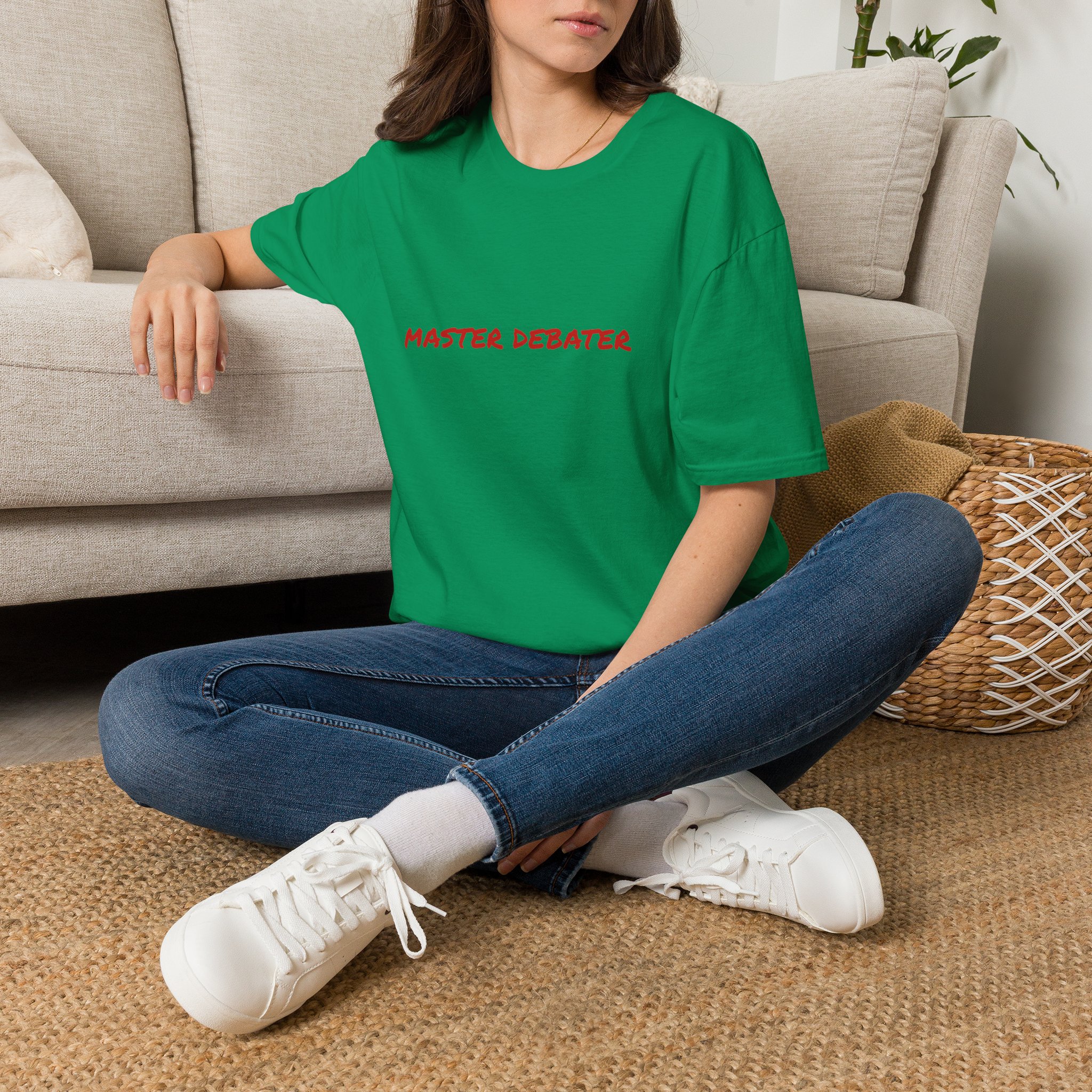 Thin Cotton T-Shirt - "Master Debater" - Image 22
