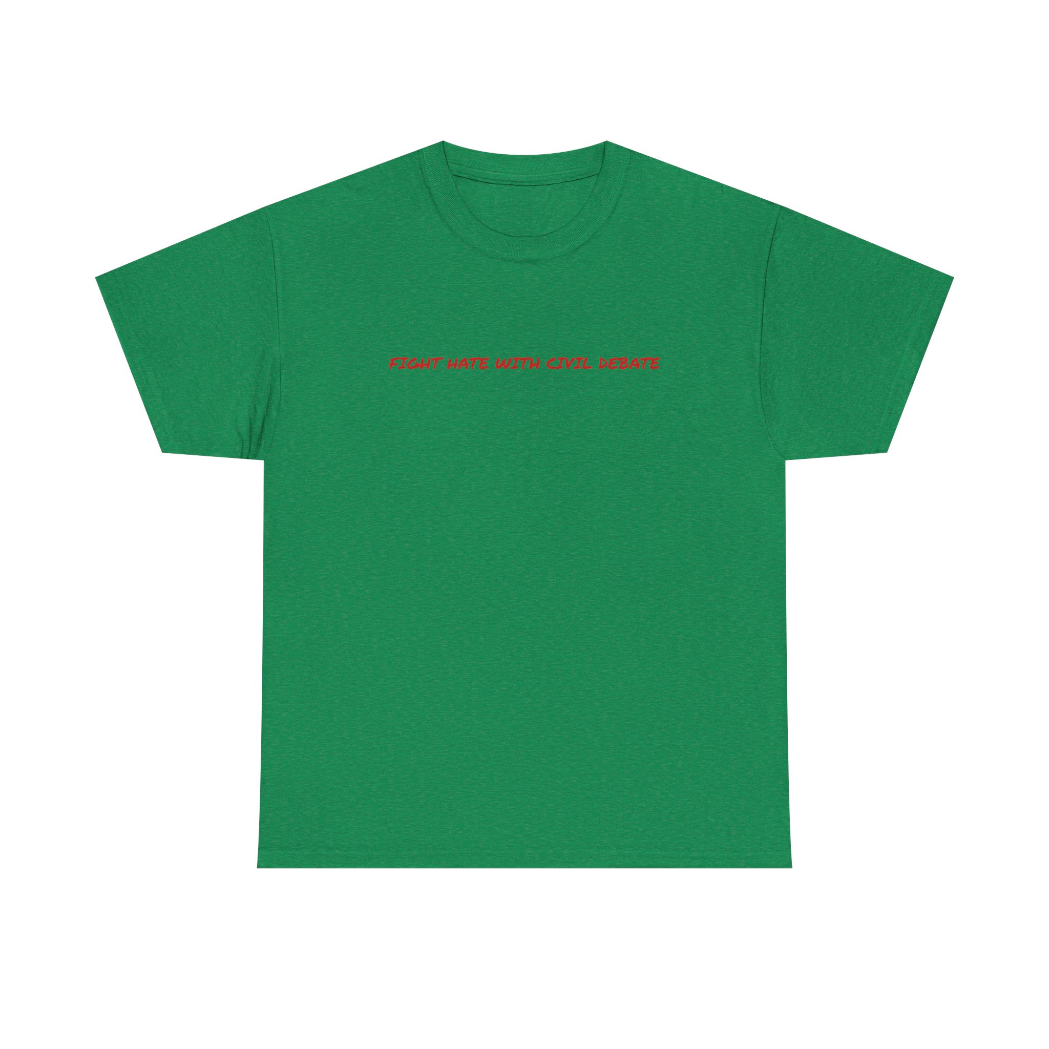 Thick Cotton T‑Shirt - "Fight Hate" - Image 17