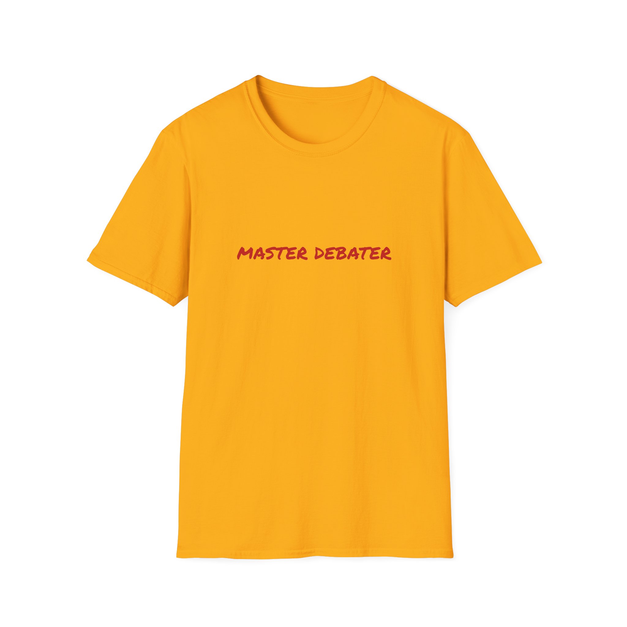Thin Cotton T-Shirt - "Master Debater" - Image 15