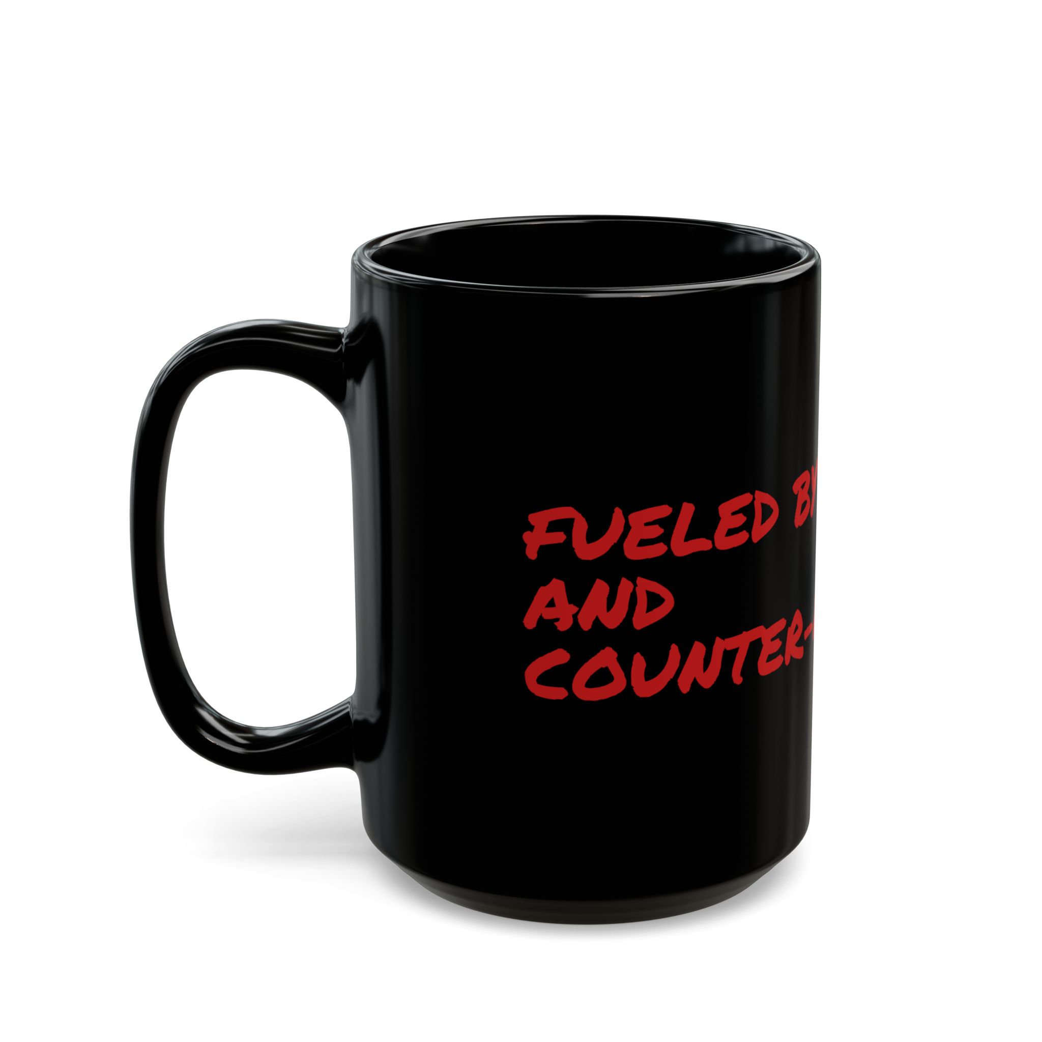 Black Mug — "Fueled by Caffeine" - Image 7