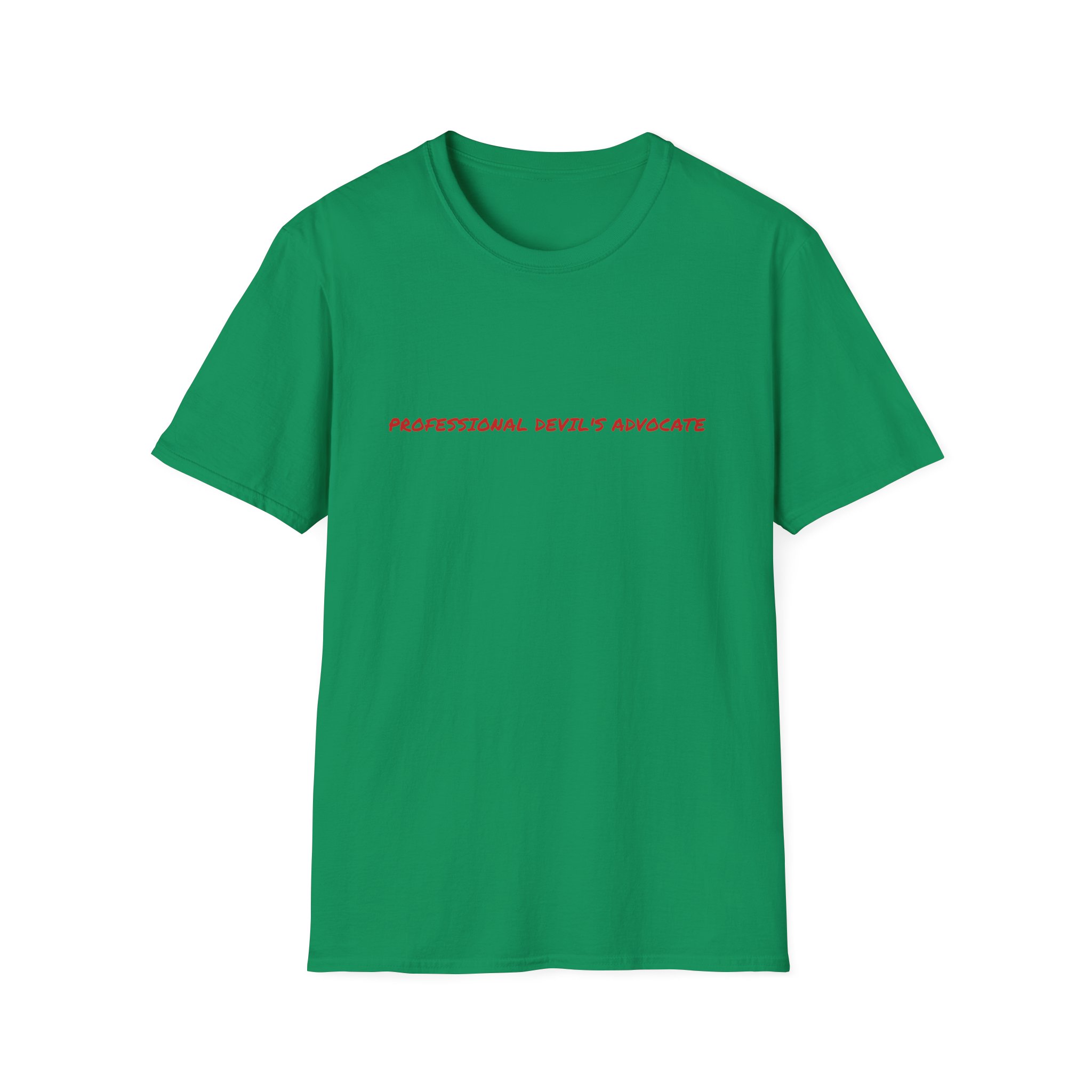 Thin Cotton T-Shirt - "Professional Devil's Advocate" - Image 15