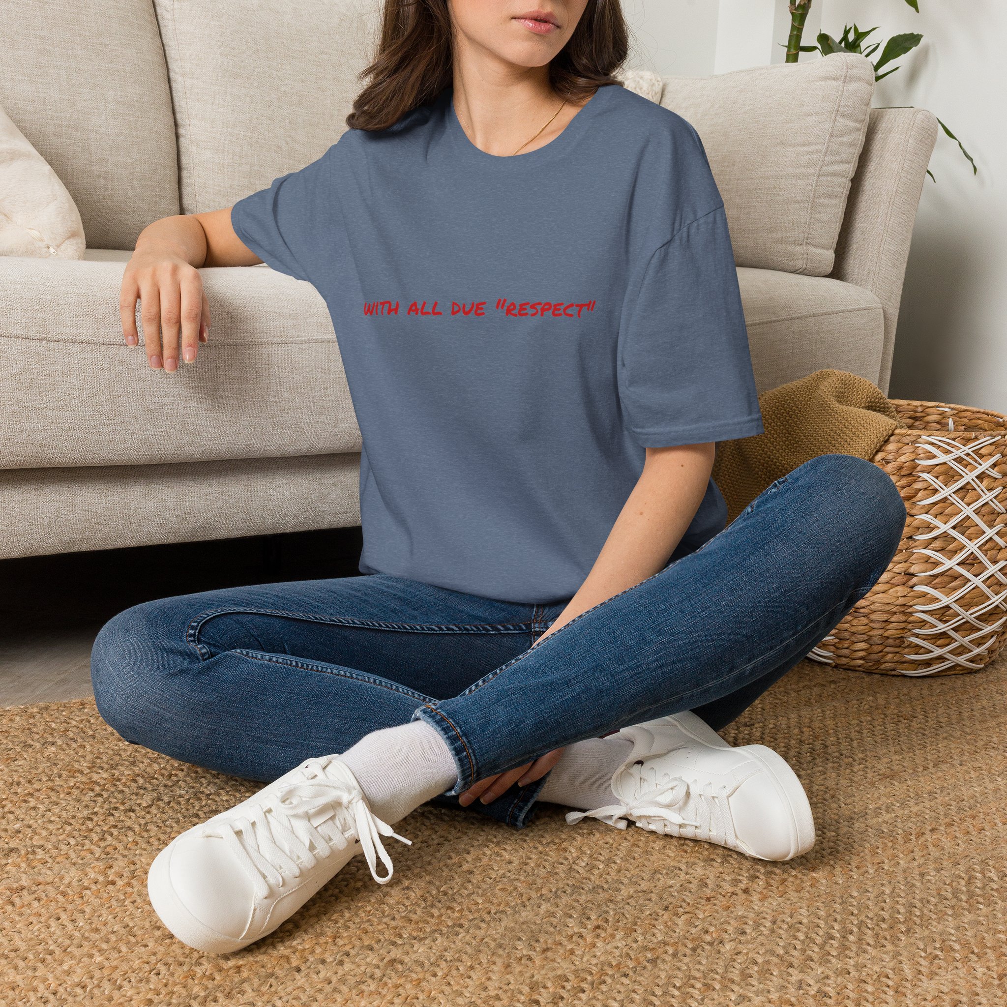 Thin Cotton T-Shirt — "With All Due 'Respect'" - Image 38