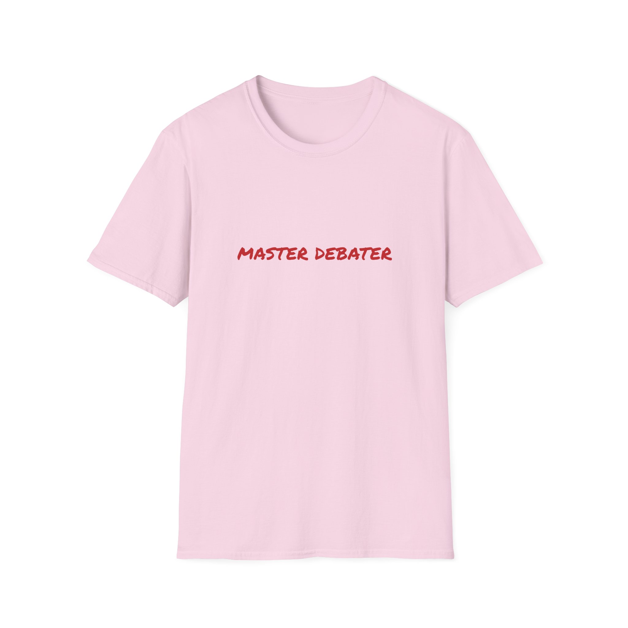 Thin Cotton T-Shirt - "Master Debater" - Image 43
