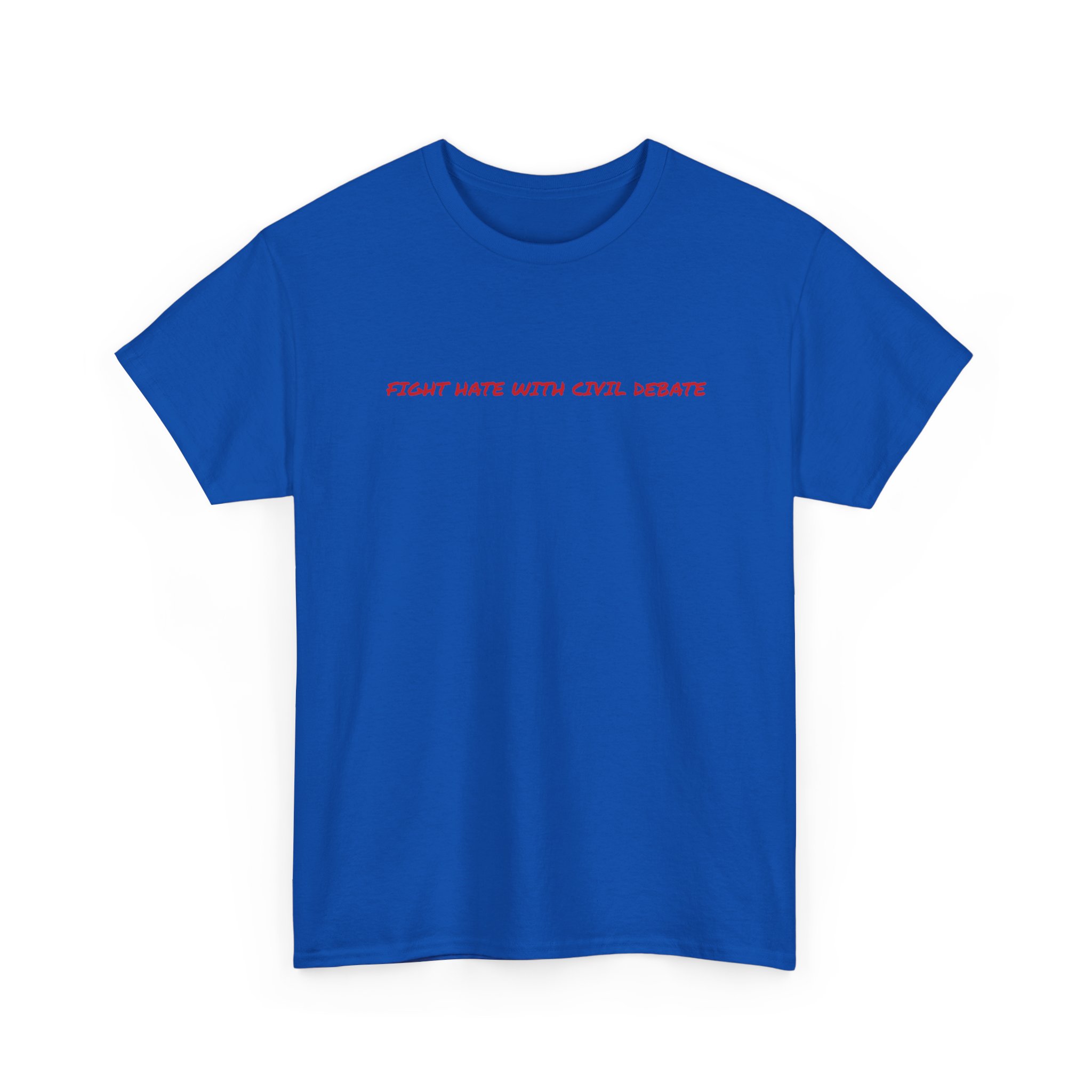 Thick Cotton T‑Shirt - "Fight Hate" - Image 31