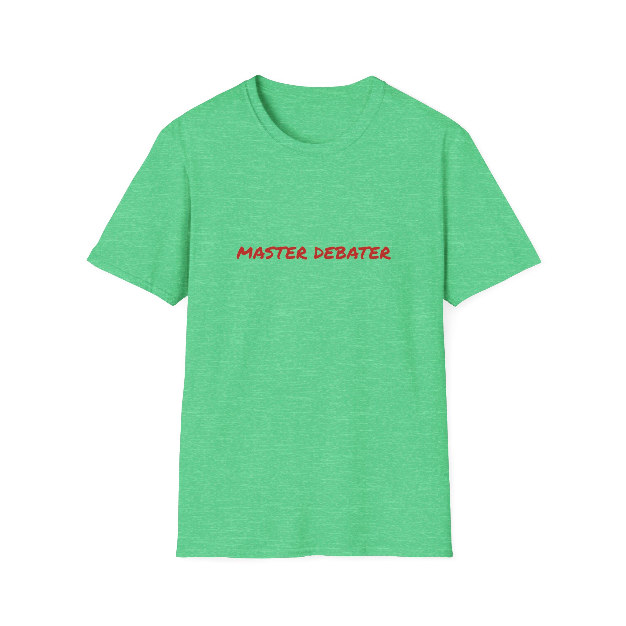 Thin Cotton T-Shirt - "Master Debater" - Image 27