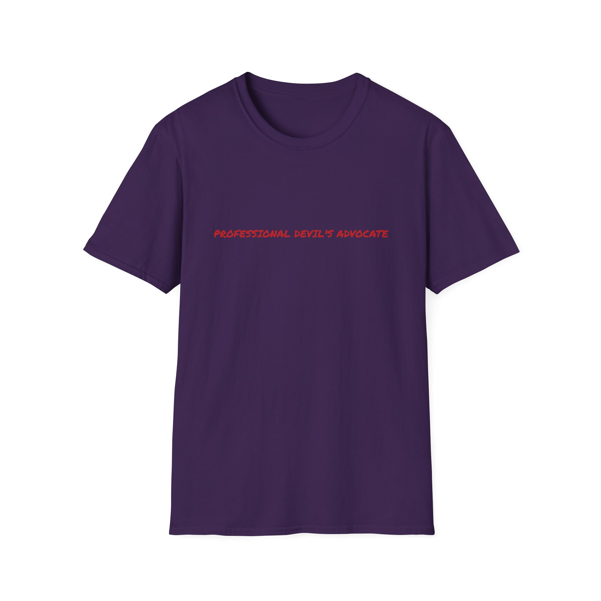 Thin Cotton T-Shirt - "Professional Devil's Advocate" - Image 31