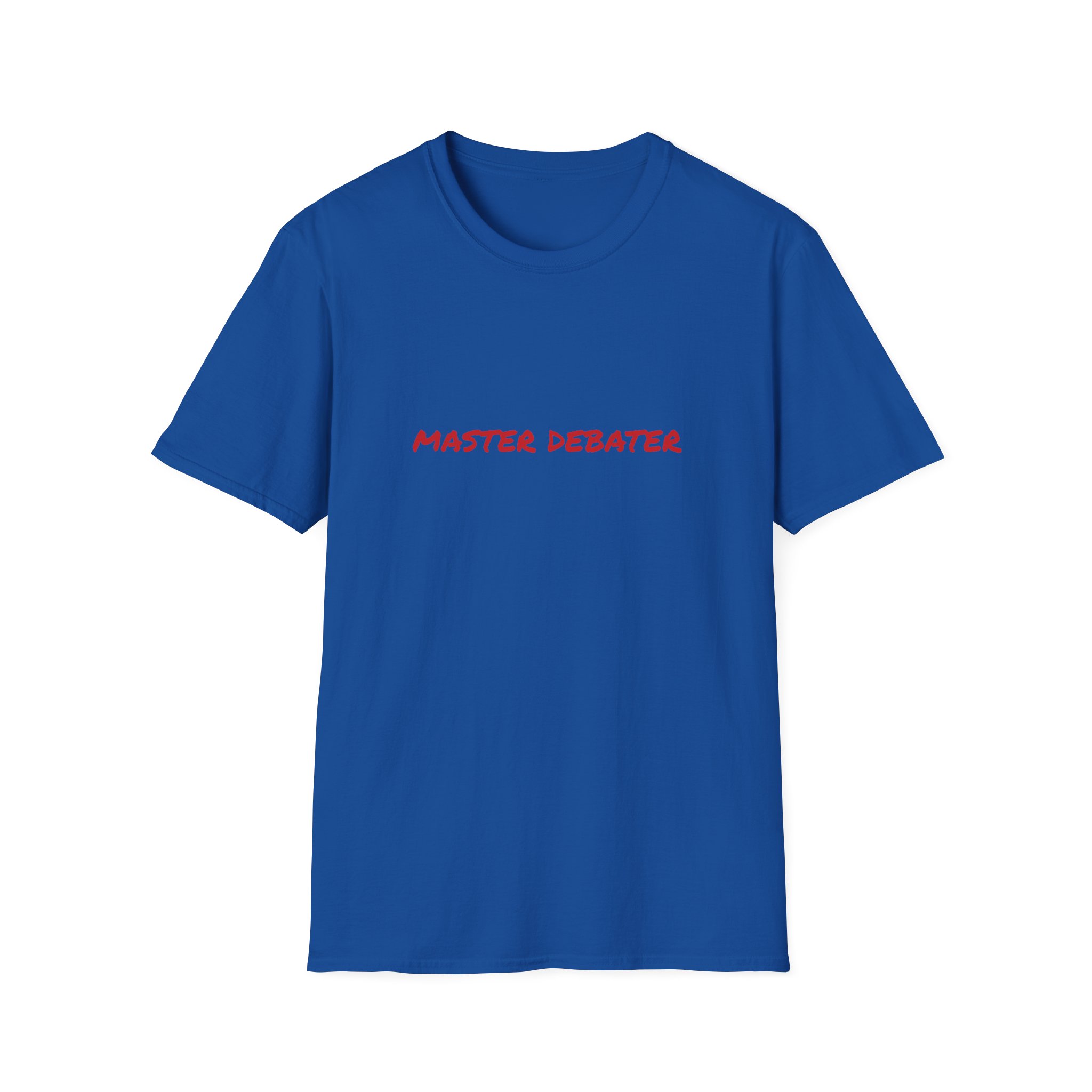 Thin Cotton T-Shirt - "Master Debater" - Image 35