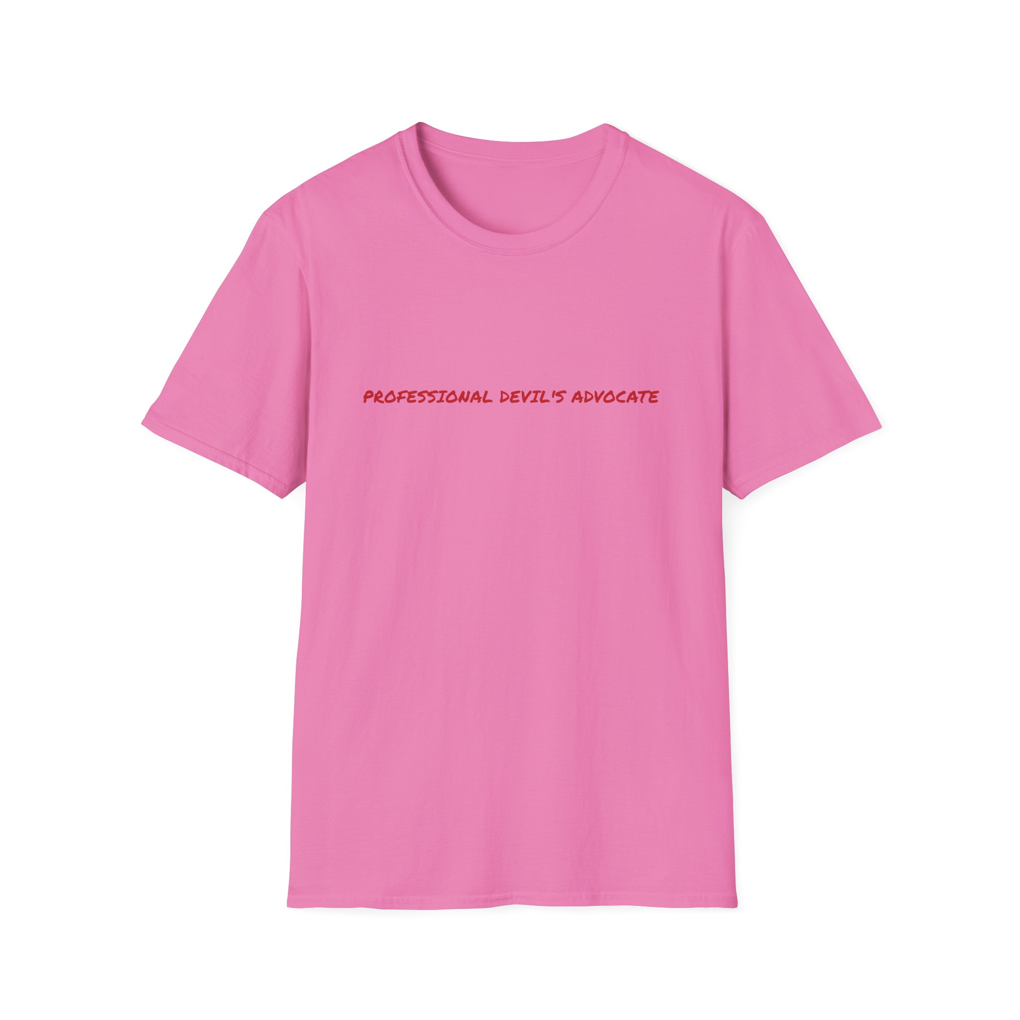 Thin Cotton T-Shirt - "Professional Devil's Advocate" - Image 39