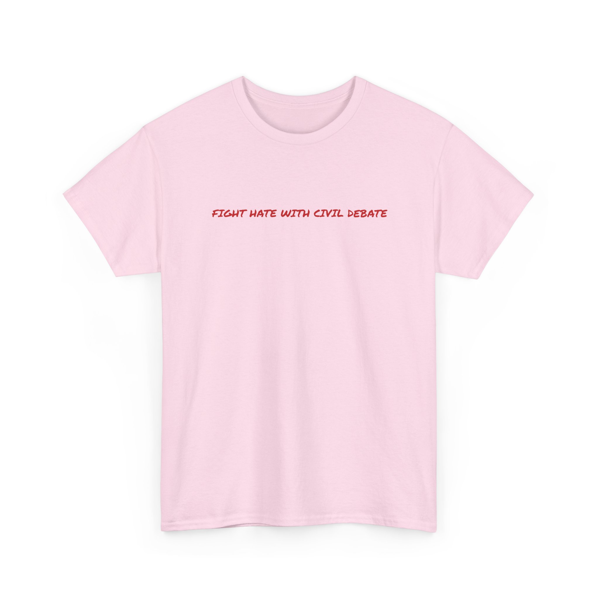 Thick Cotton T‑Shirt - "Fight Hate" - Image 43