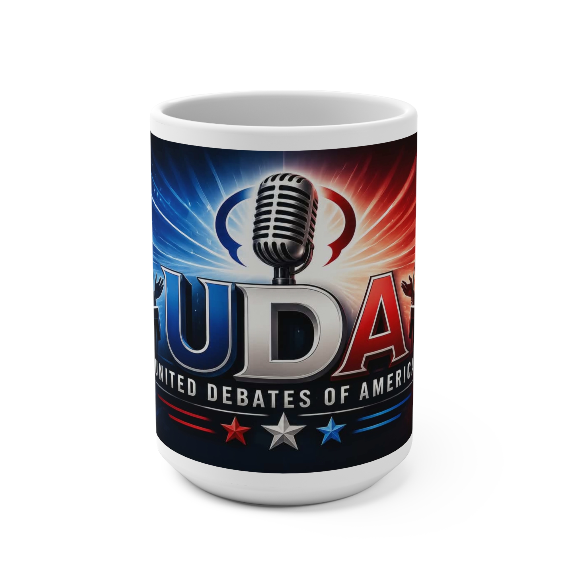 UDA Logo White Mug (15oz)