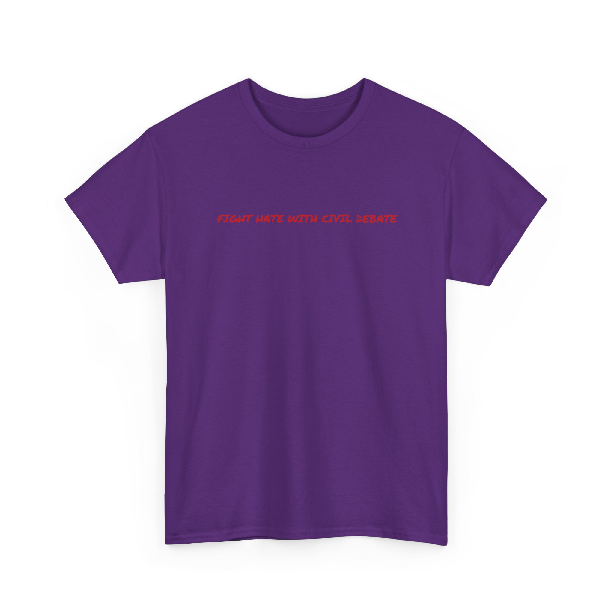 Thick Cotton T‑Shirt - "Fight Hate" - Image 39