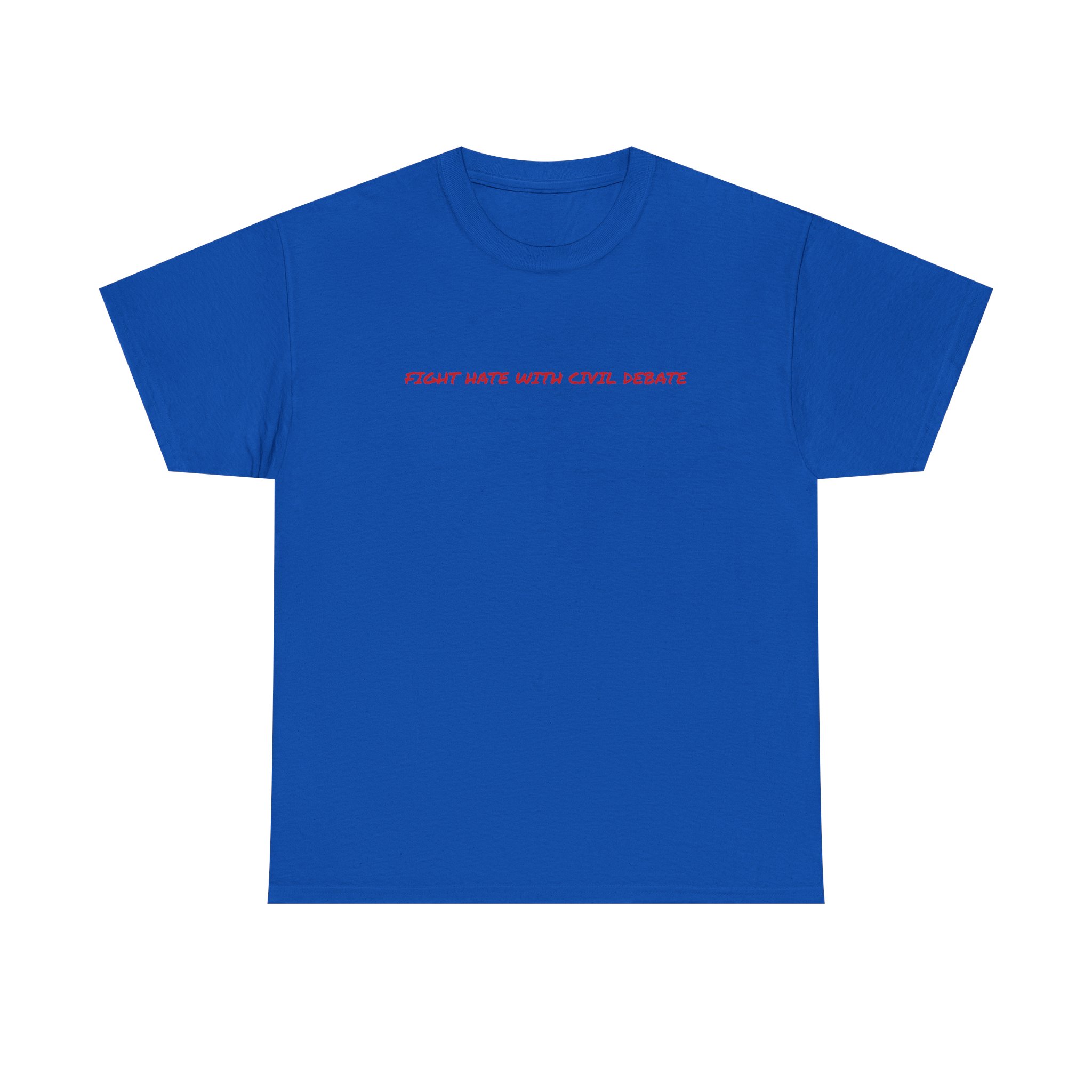 Thick Cotton T‑Shirt - "Fight Hate" - Image 29