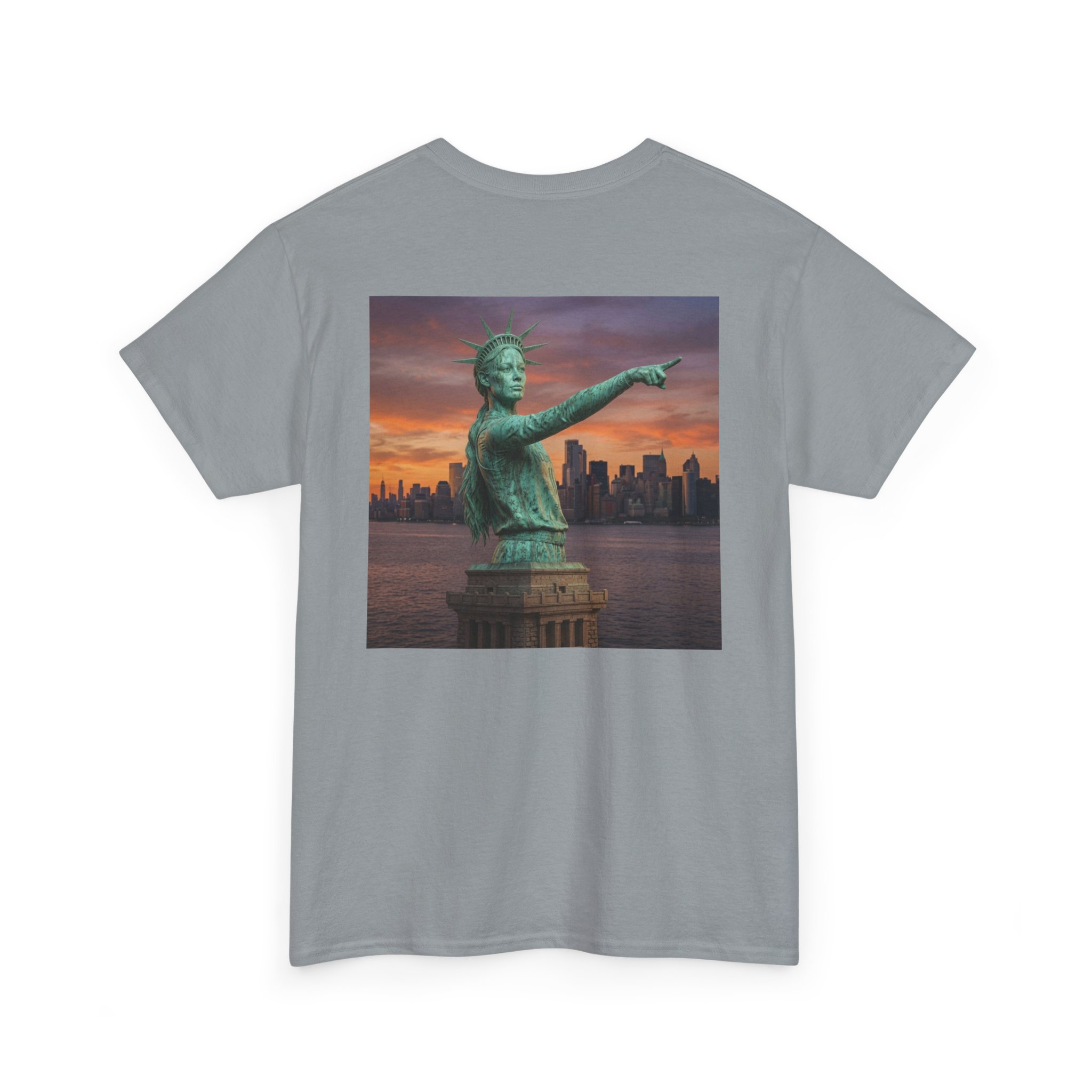 Thick Cotton T-Shirt - “Statue of Liberty” - Image 20