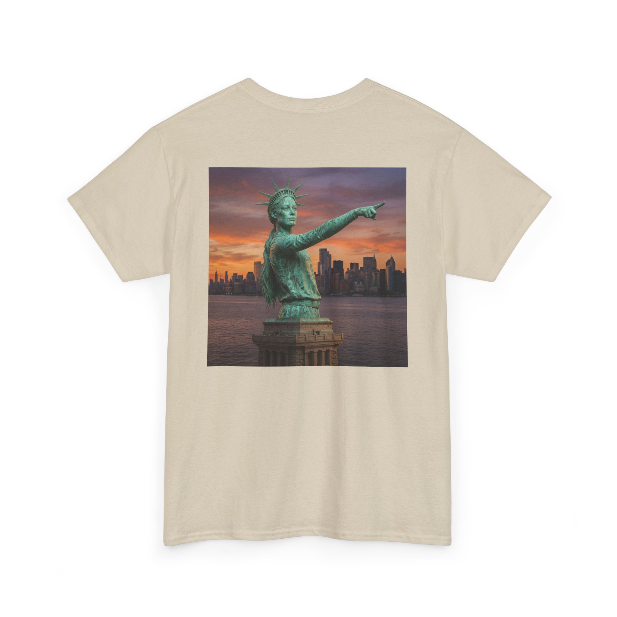 Thick Cotton T-Shirt - “Statue of Liberty” - Image 12