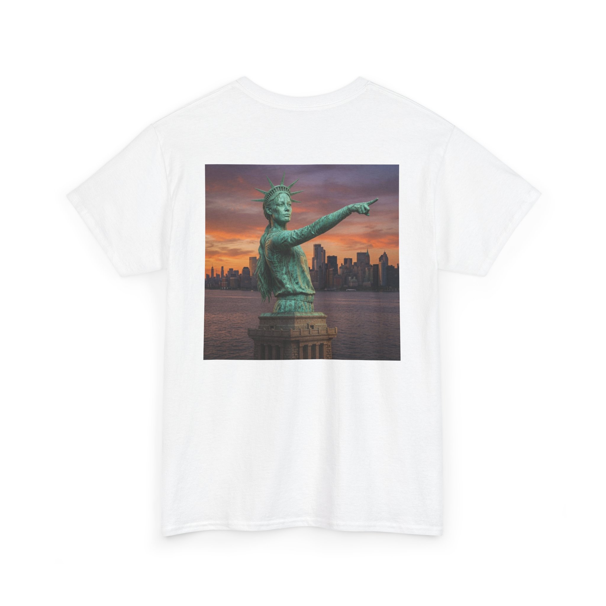 Thick Cotton T-Shirt - “Statue of Liberty” - Image 4