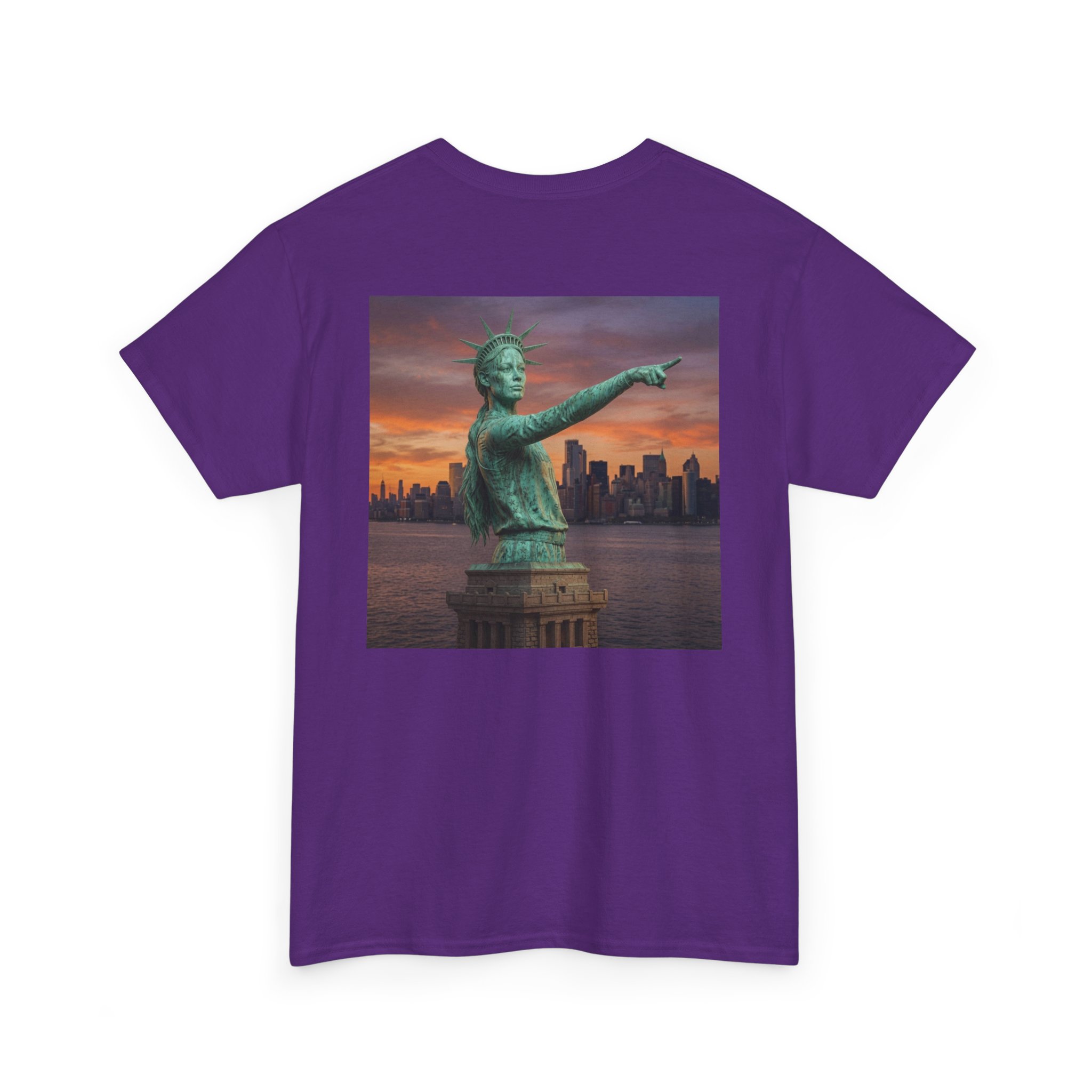 Thick Cotton T-Shirt - “Statue of Liberty” - Image 48
