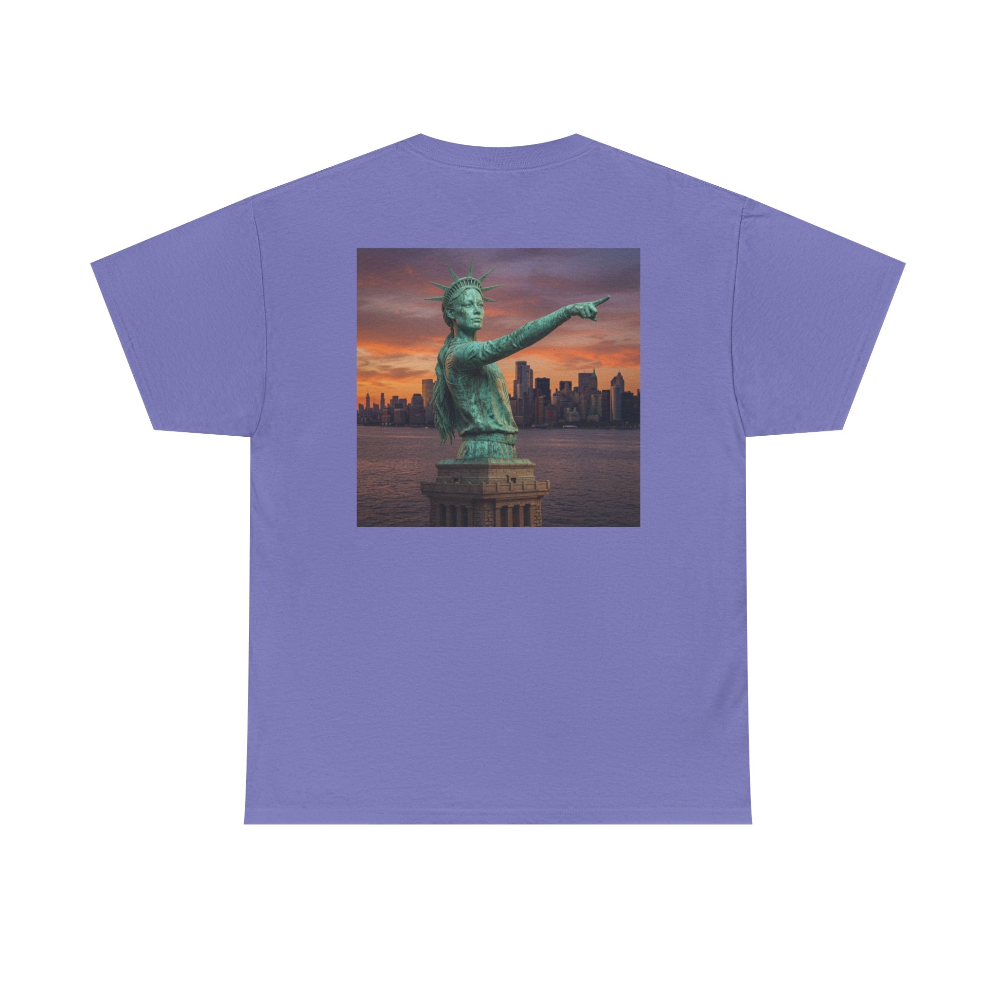 Thick Cotton T-Shirt - “Statue of Liberty” - Image 42