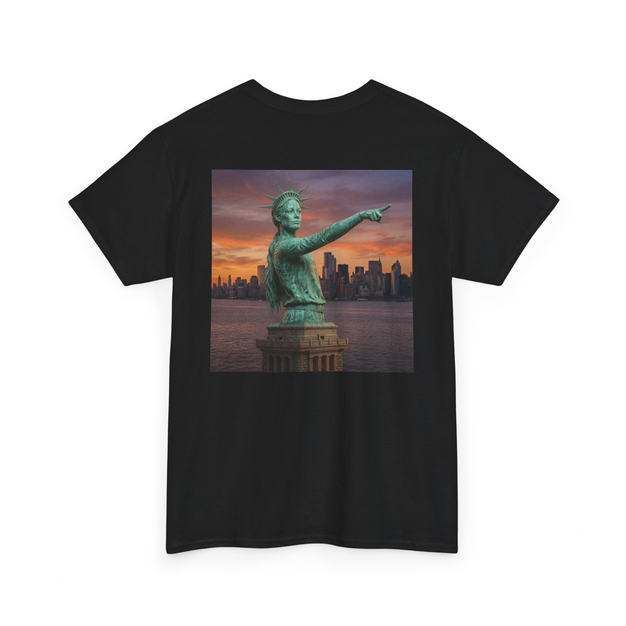 Thick Cotton T-Shirt - “Statue of Liberty” - Image 8