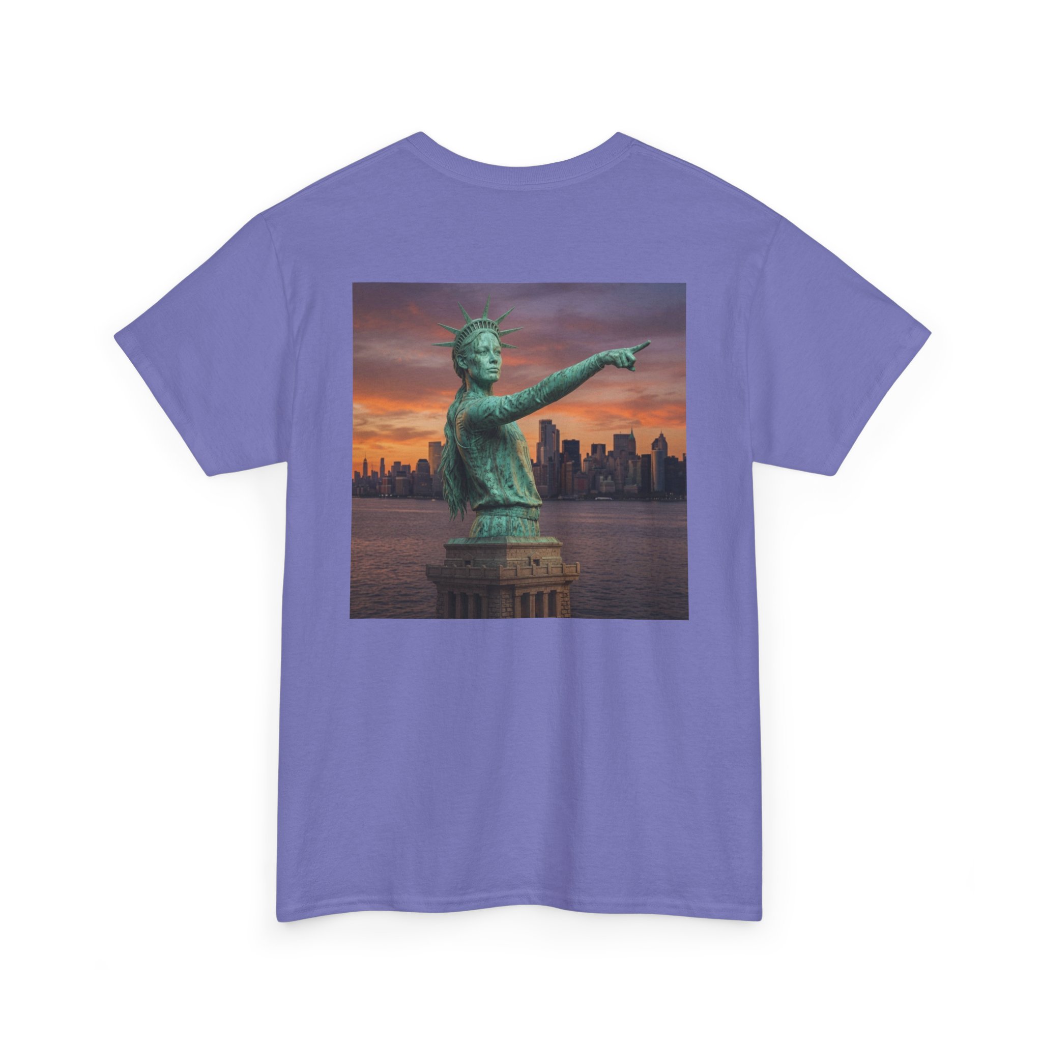 Thick Cotton T-Shirt - “Statue of Liberty” - Image 44