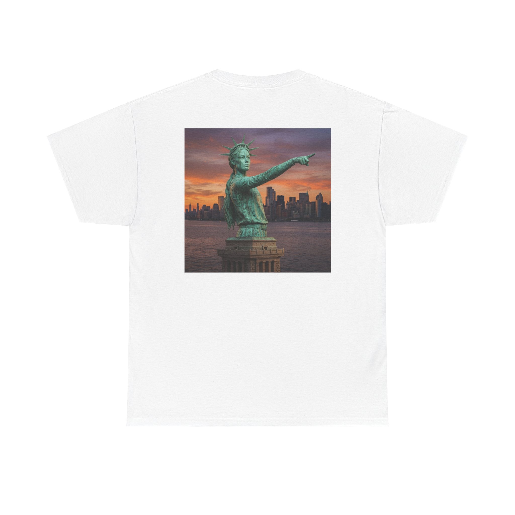 Thick Cotton T-Shirt - “Statue of Liberty” - Image 2