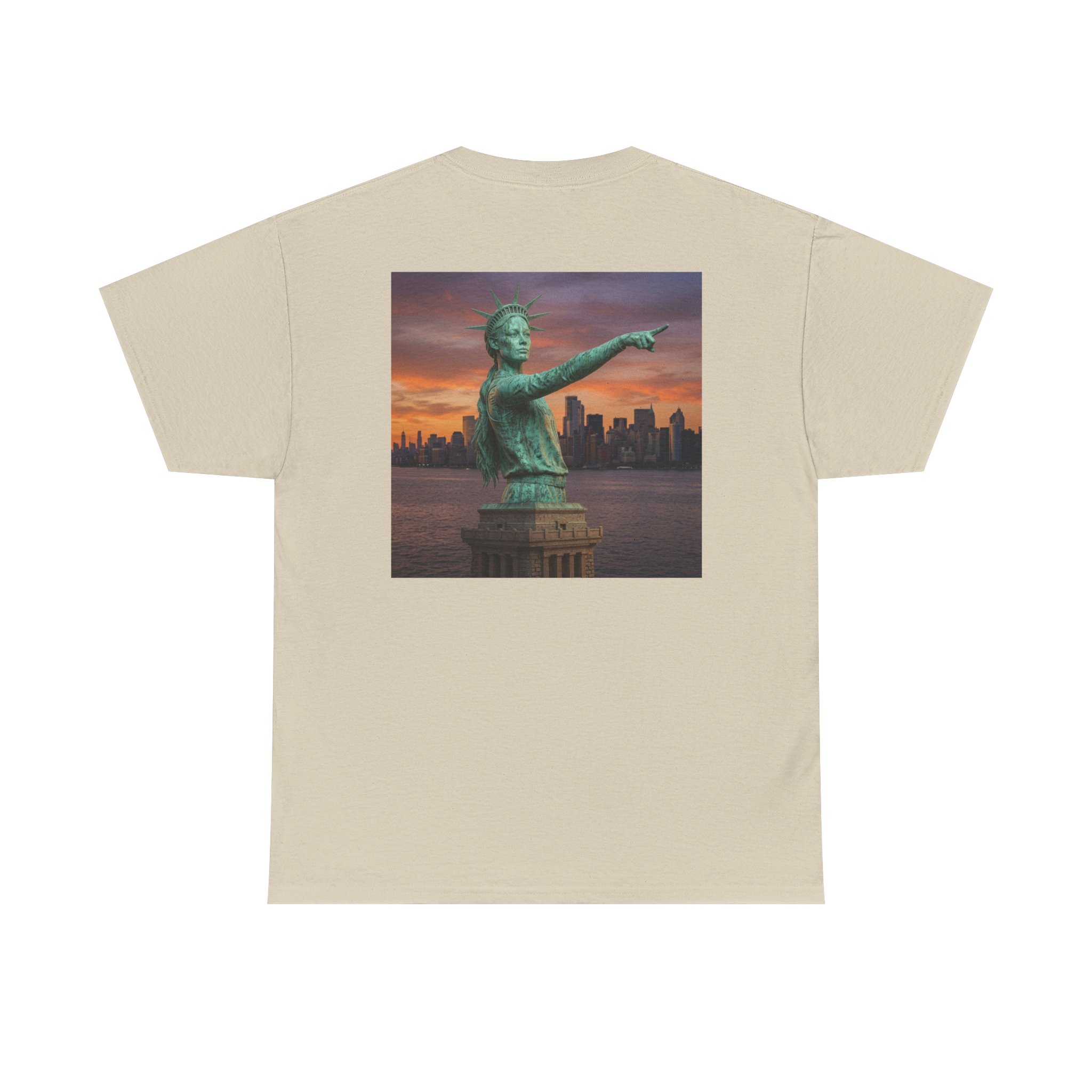 Thick Cotton T-Shirt - “Statue of Liberty” - Image 10